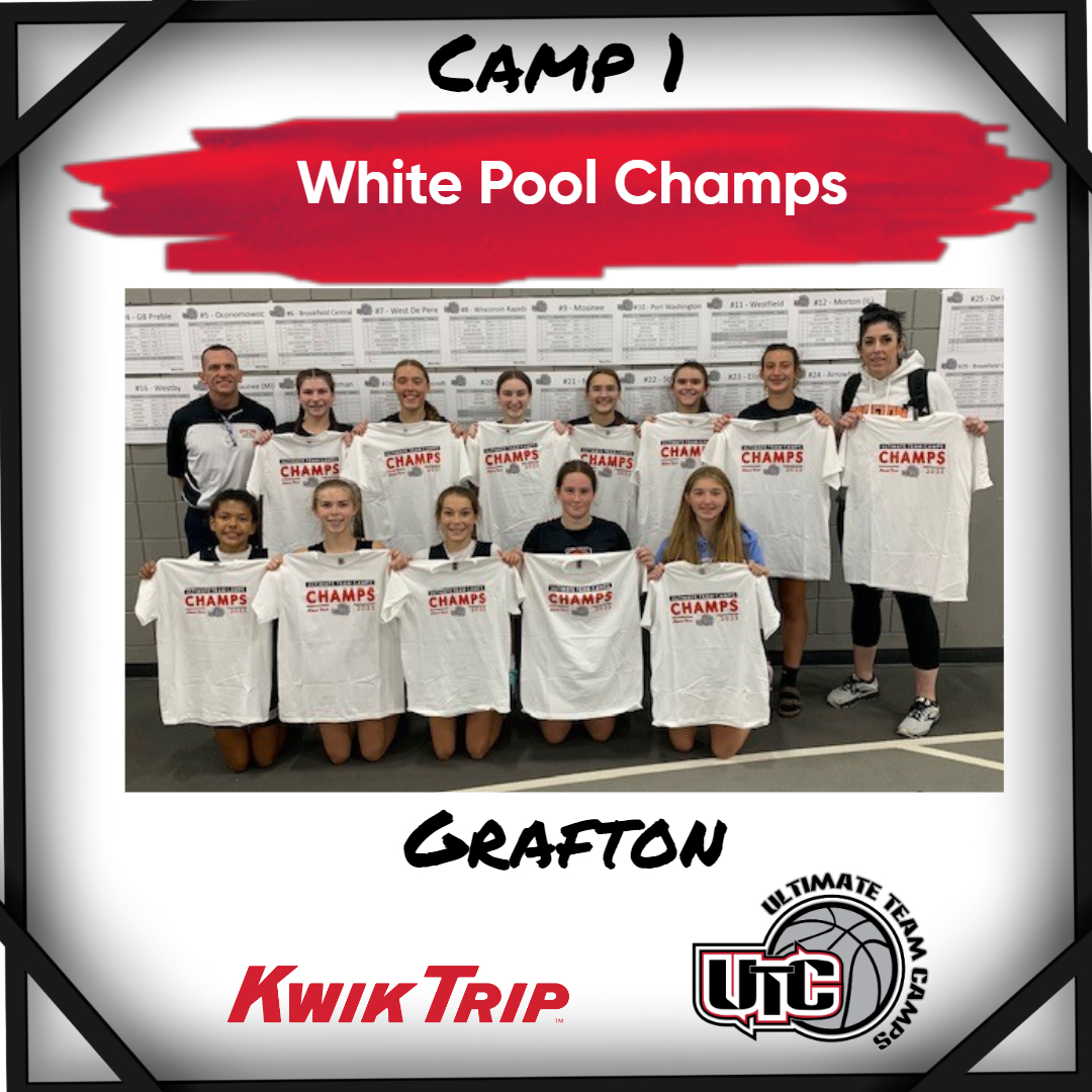 Camp 1 white pool champs – grafton