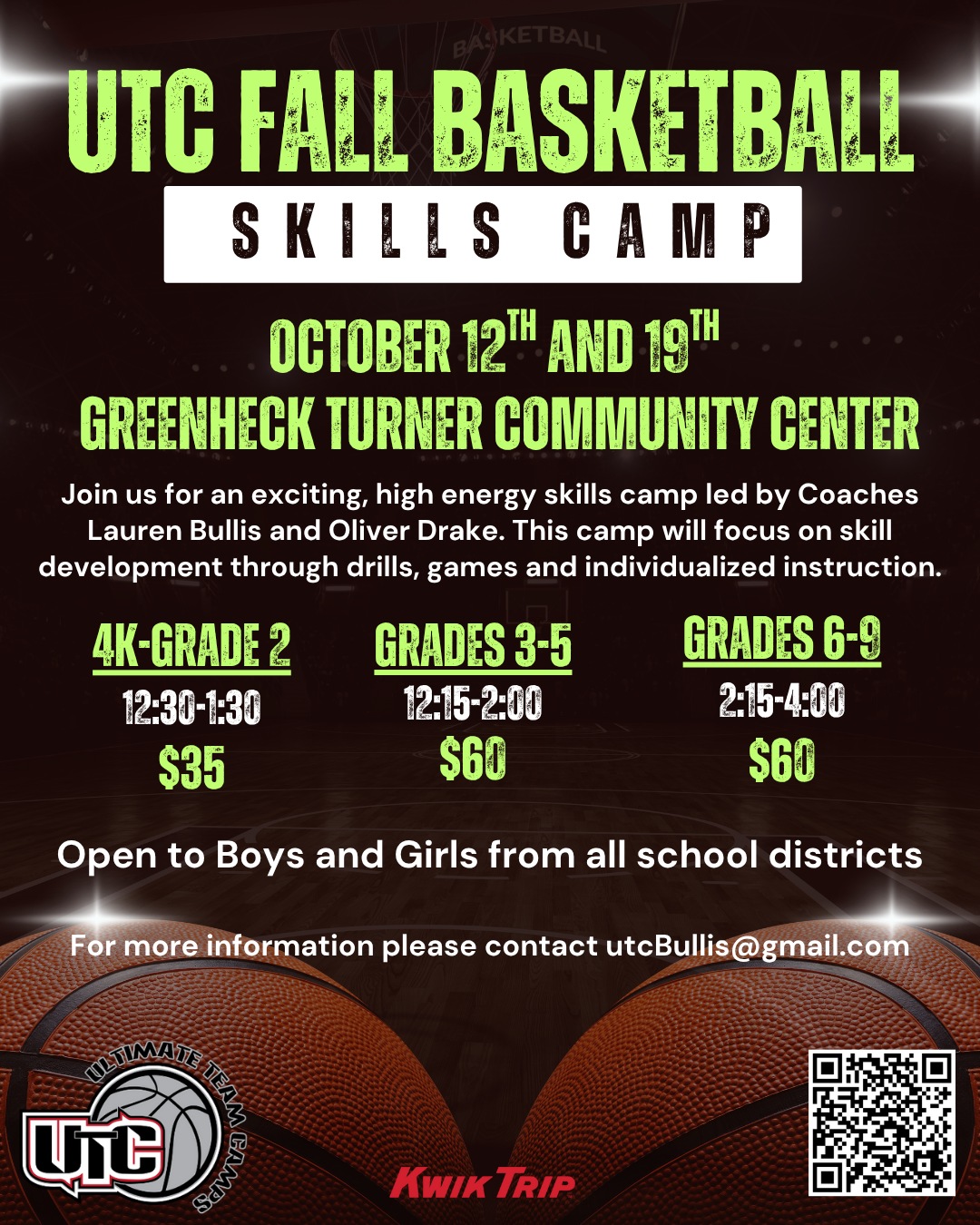UTC Fall Basketball Skills Camp
