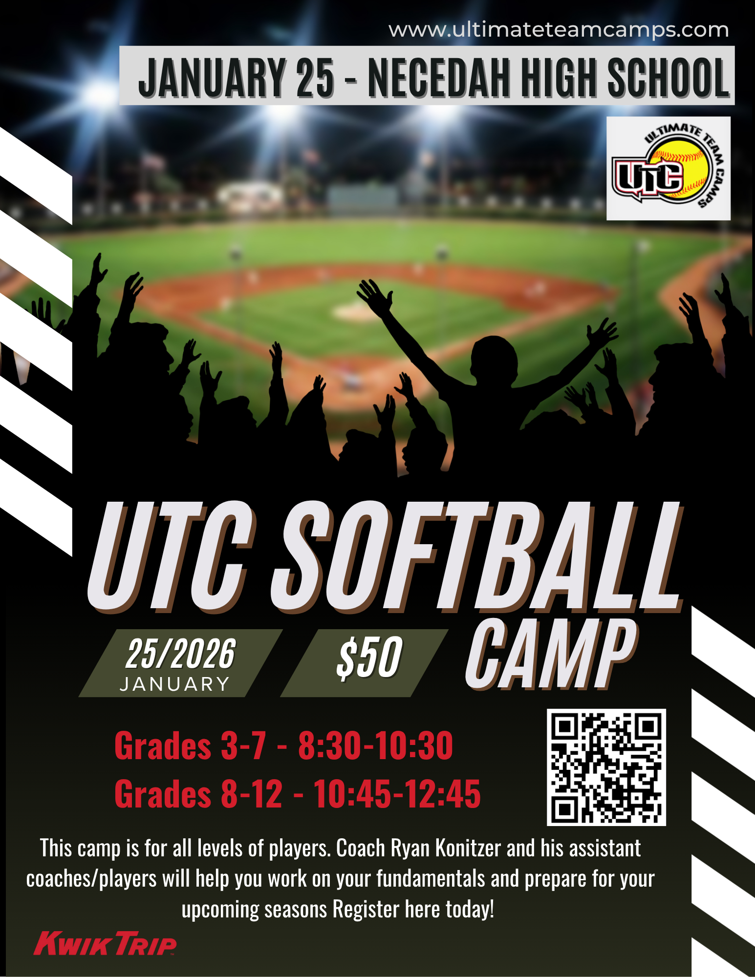 Necedah Softball Camp 2026 UPDATE